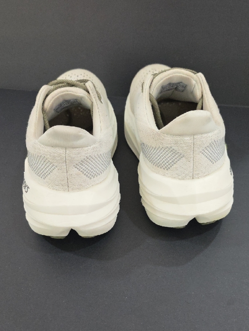 Brooks Glycerin MAX Mens Running Shoes in Cream and Olive Size 9.5 D - Picture 7 of 12